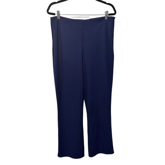 NWT NEW Fabletics Navy Blue Ponte Kick Flare Pant High-Rise XXL Y2K - Picture 5 of 14